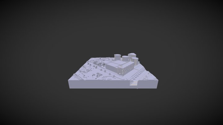 Minecraft Zeeburgereiland  3D Model