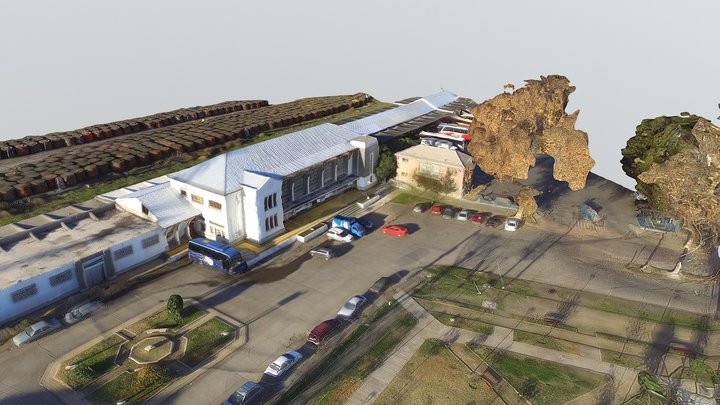 Ex estación del Ferrocarril de Los Andes. 3D Model