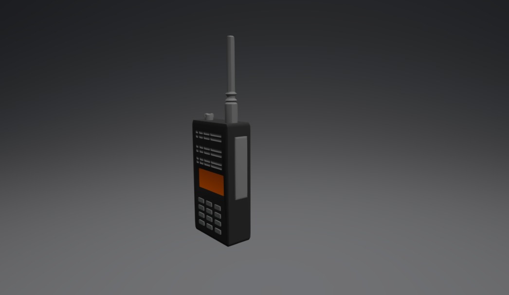 Handheld Transceiver | LowPoly