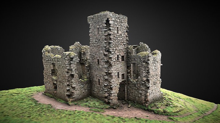 Cluny Crichton Castle, Banchory, Scotland – Free 3D Model STL
