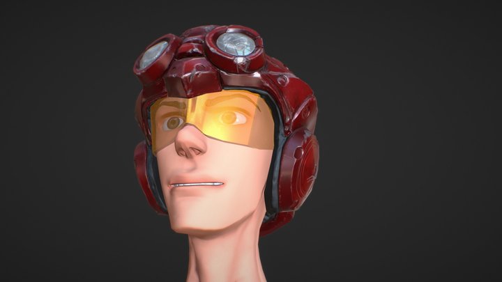 Pilot Character 3D Model