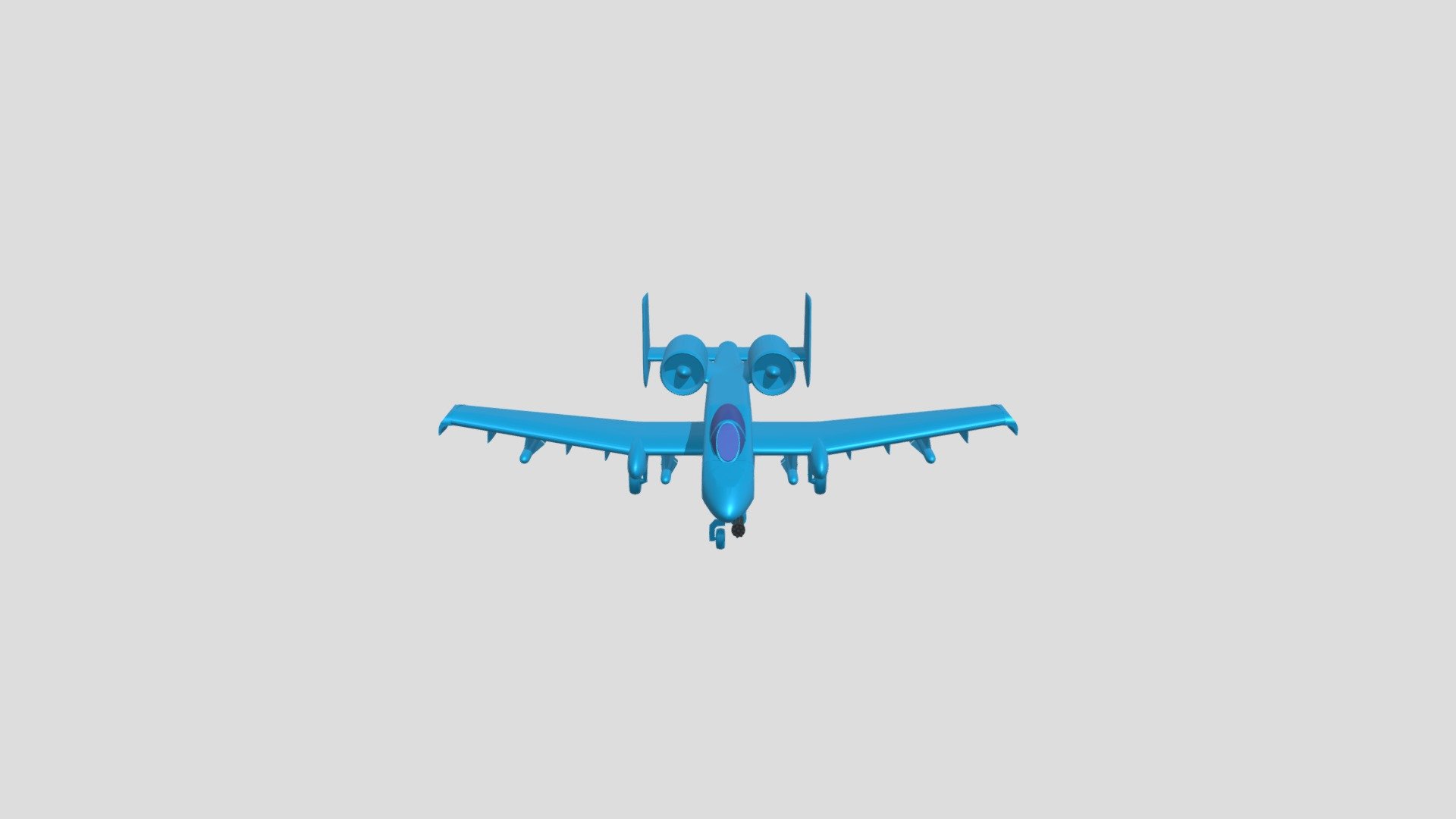 A-10 Thunderbolt (blue paint job)