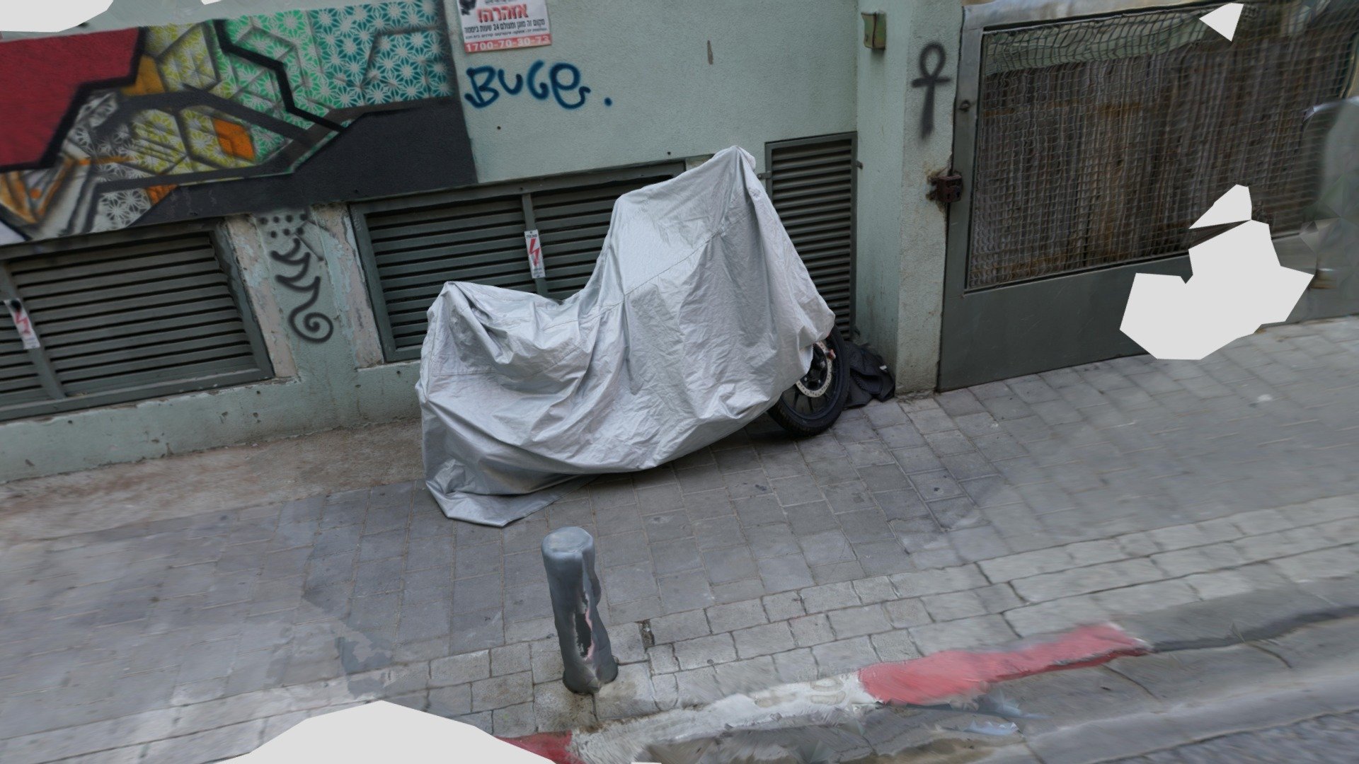 parked bike Tel Aviv