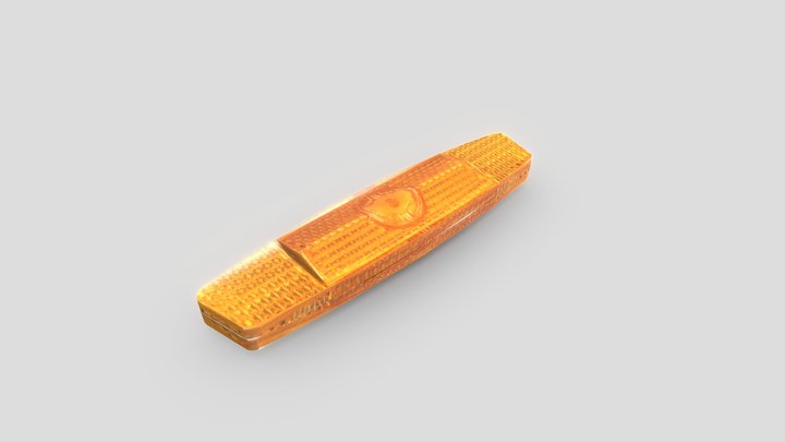 Bicycle Wheel Rim Reflective Clip 3D Model