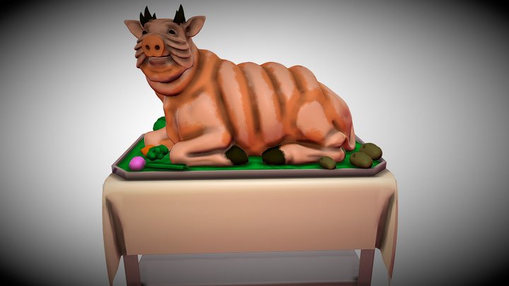 The Dish Of The Day (Ameglian Major Cow) – Gratis 3D-model STL