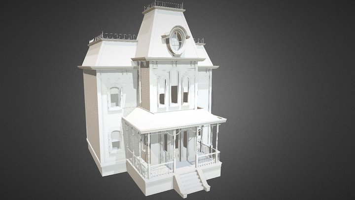 Psycho House 3D Model