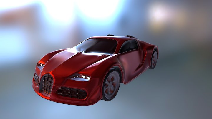 Bugatti Veyron Grand Sport 3D Model