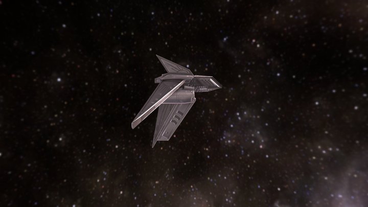 Union Fighter 3D Model