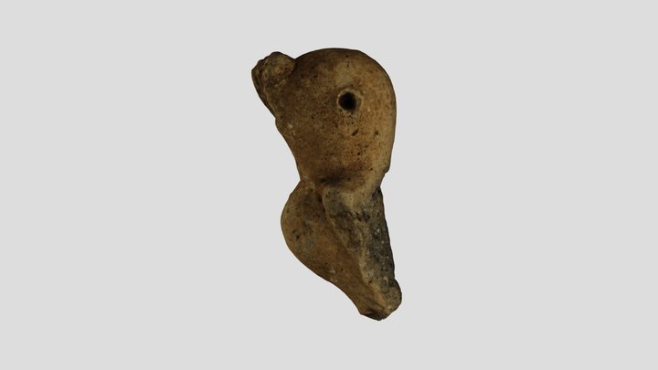 Ceramic Bird from Punta Laguna 3D Model