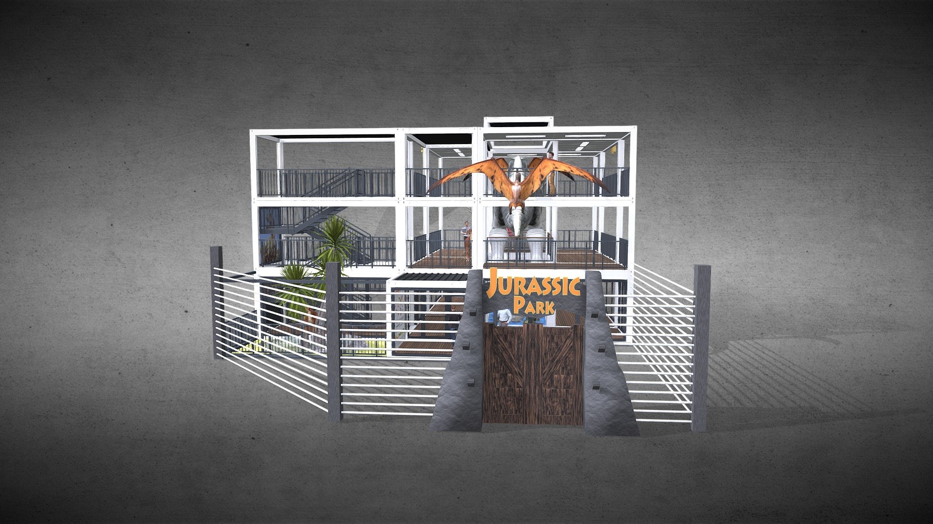 Mobile Dinosaurier-Ausstellung