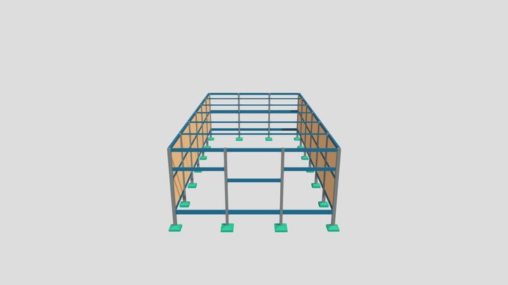 3D ESTRUTURAL-ALVENARIA 3D Model