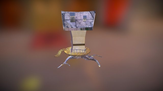 Among The Journey - Village, building 01 3D Model