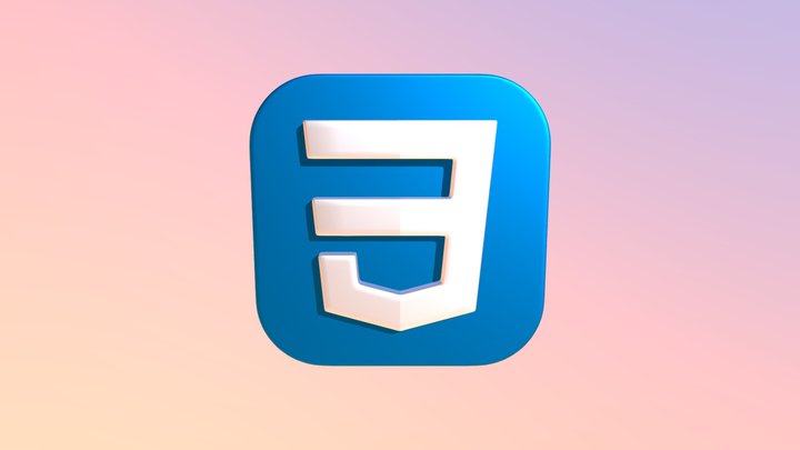 Modern 3D CSS Logo