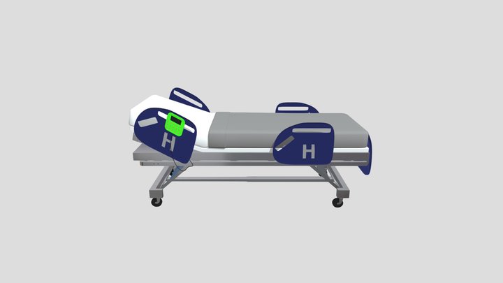 hospital bed 3D Model