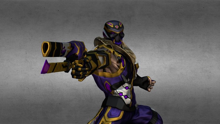 Demon in the shell 3D Model