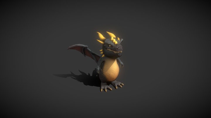 Rigged-dragon 3D models - Sketchfab