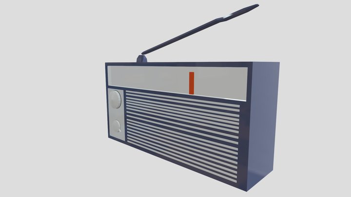 Radio 3D Model