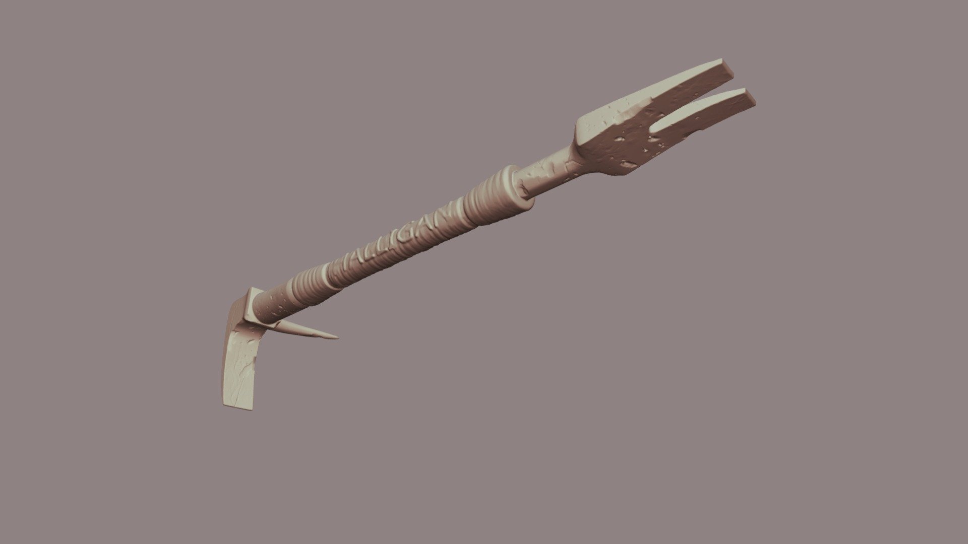 Halligan Bar Buy Royalty Free 3D model by 2Dart3Dmodels [e0a9175