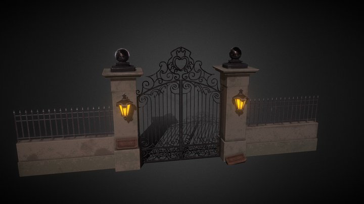 Graveyard Entrance 3D Model