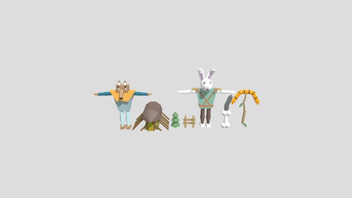 Project Viking Bunny 3D Model