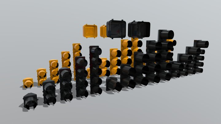 McCain Aluminum Traffic Signals Pack – Modèle 3D gratuit STL