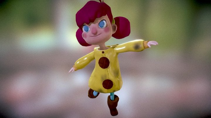 Little girl 3D Model