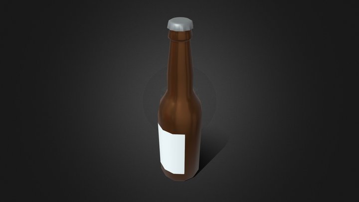 Closed beer bottle