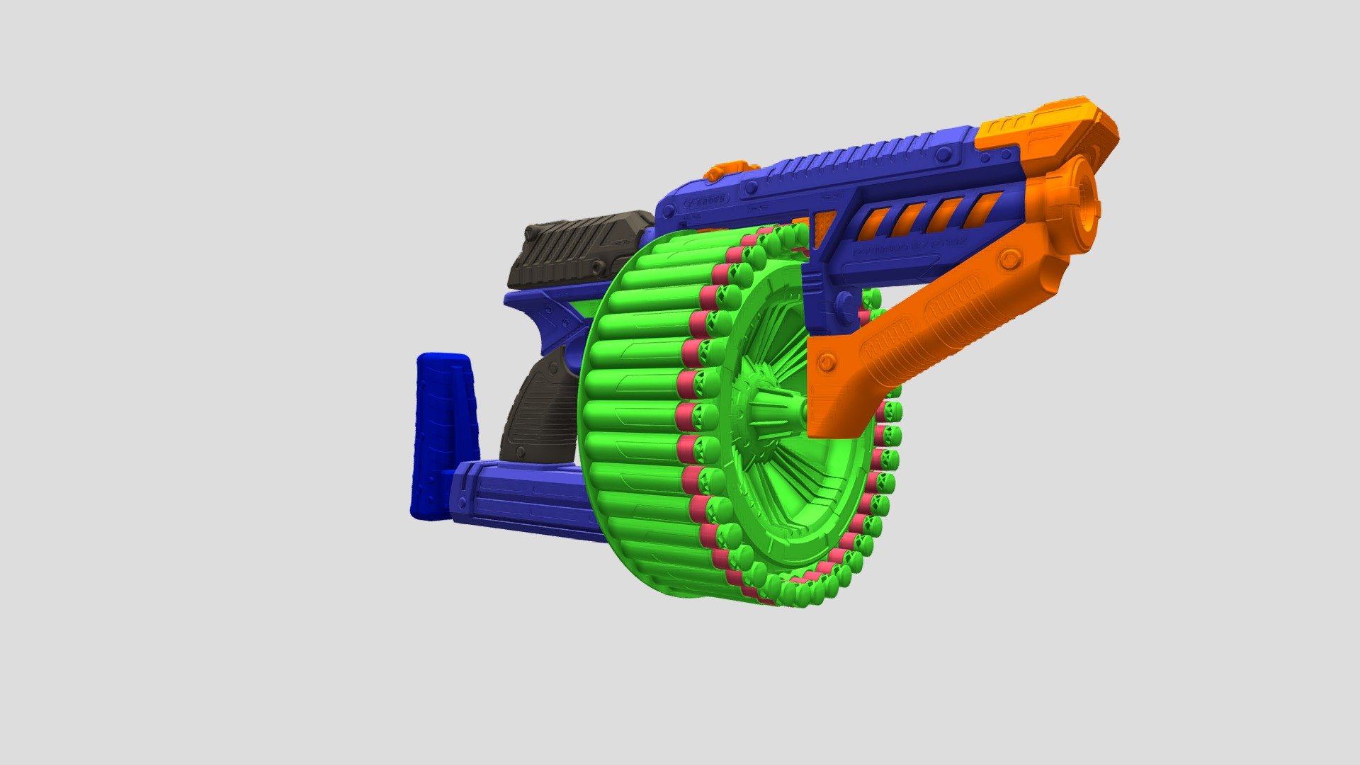 Dart Zone Magnum X2 3D model by Dart Zone Blasters (dartzoneblasters) [e0acd7a] Sketchfab
