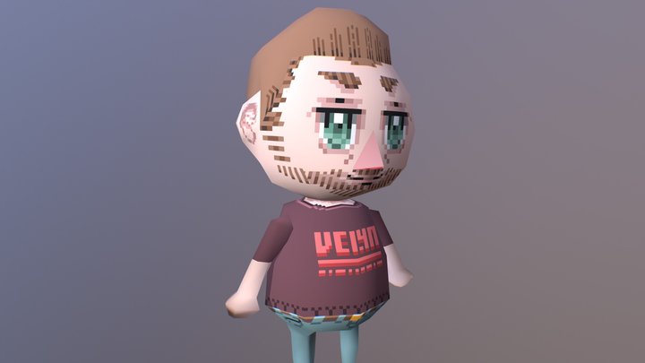 AC Style Character 3D Model