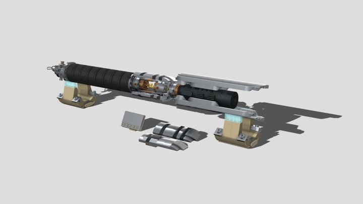 Cal Kestis Lego Lightsaber 3D Model