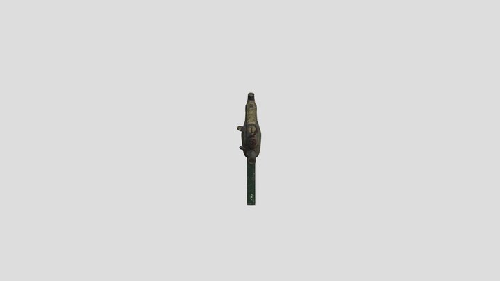 Dirty MP5 3D Model