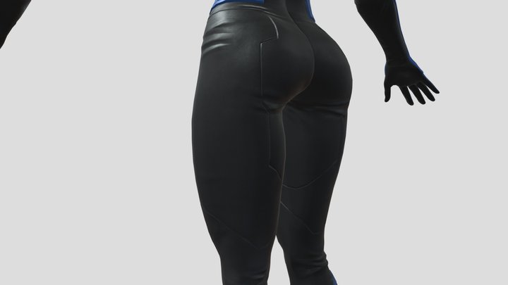Invisible Woman. (MAU3.) 3D Model