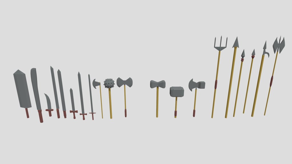 Melee weapons