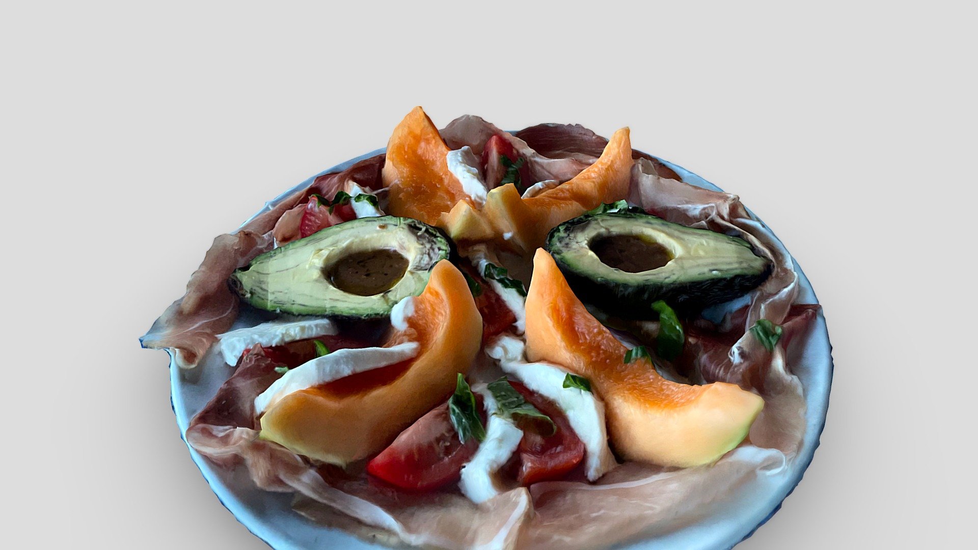 Home-made antipasti plate
