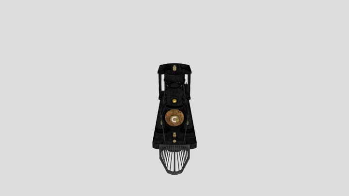 Steam Train 3D Model
