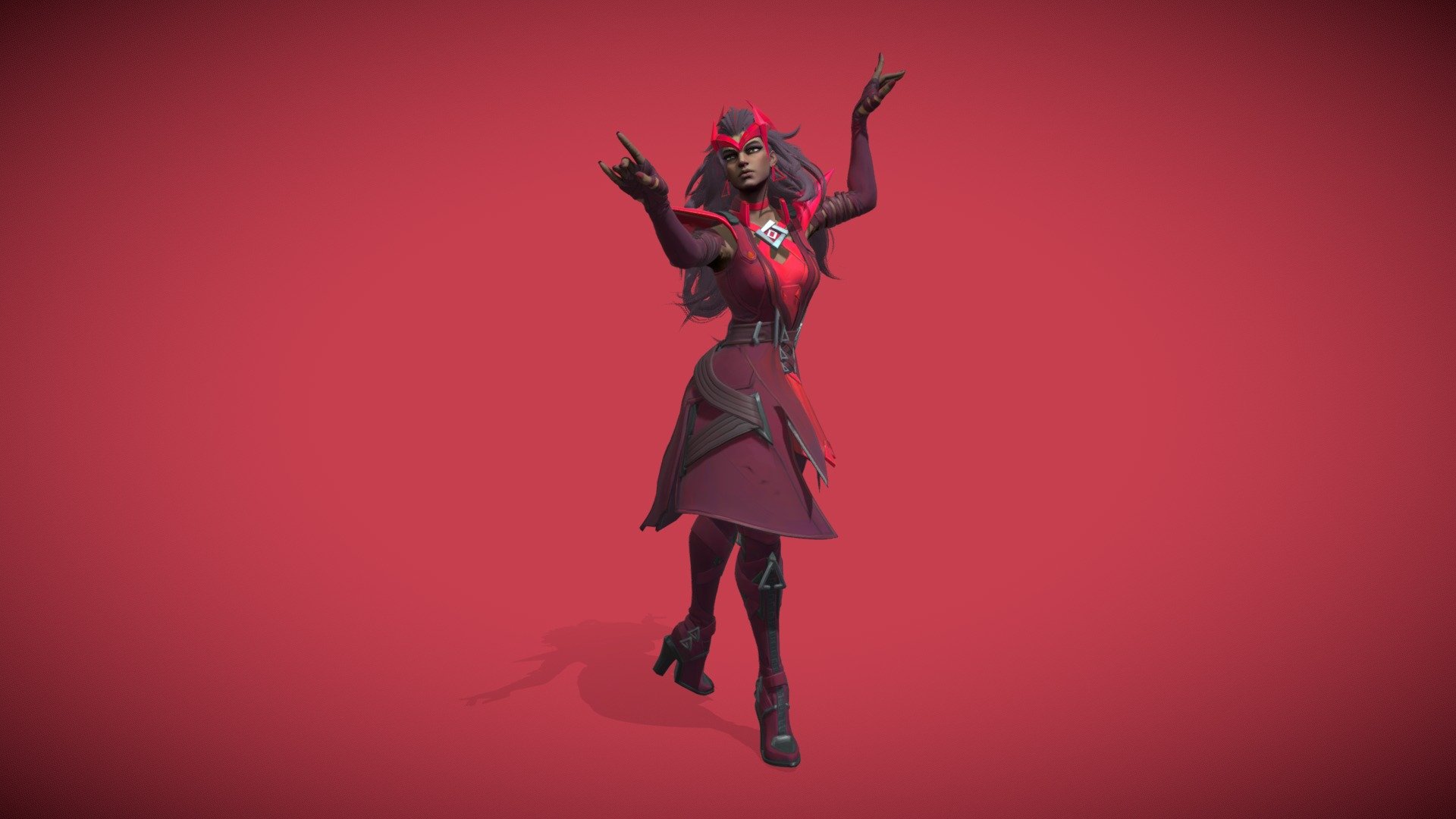 Scarlet Witch - Marvel Rivals - Animated - Download Free 3D model by ...
