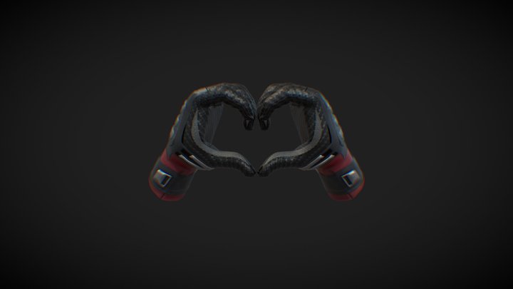 Deadpool Love 3D Model