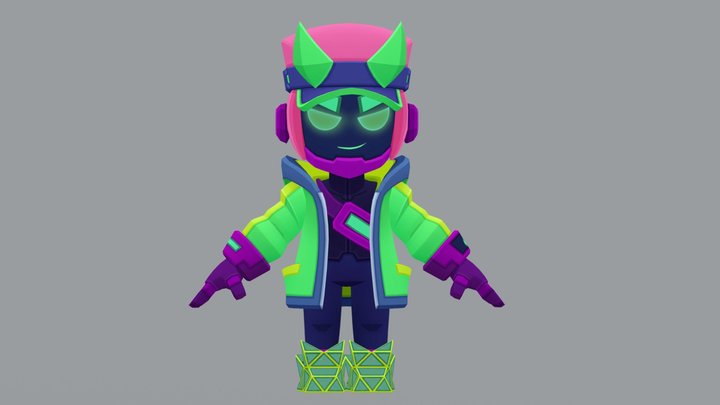 Hacker Fang 3D Model