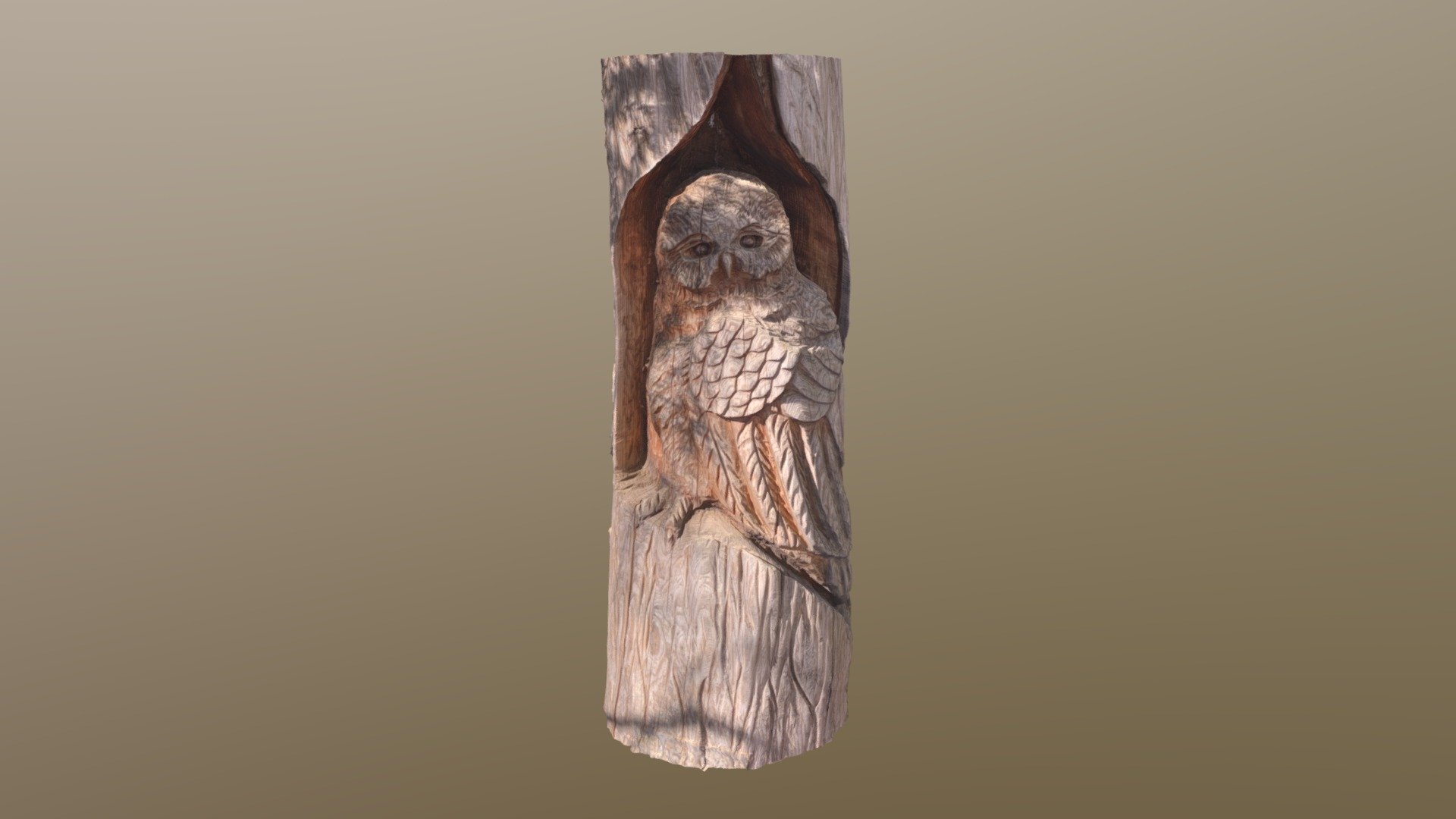 Carved Owl