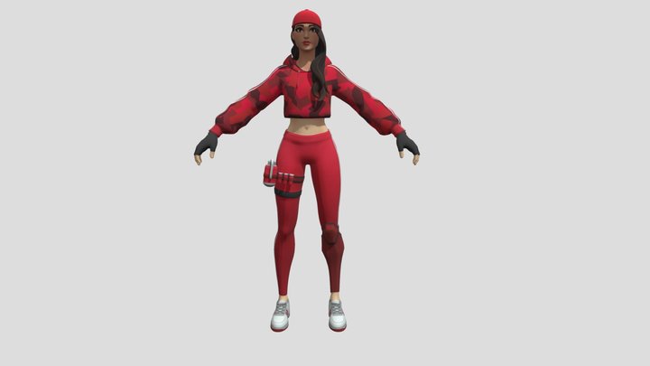 Fortnite: Ruby 3D Model