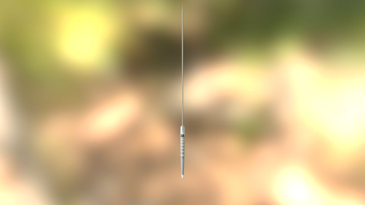 Low Res Whip Sword2 3D Model
