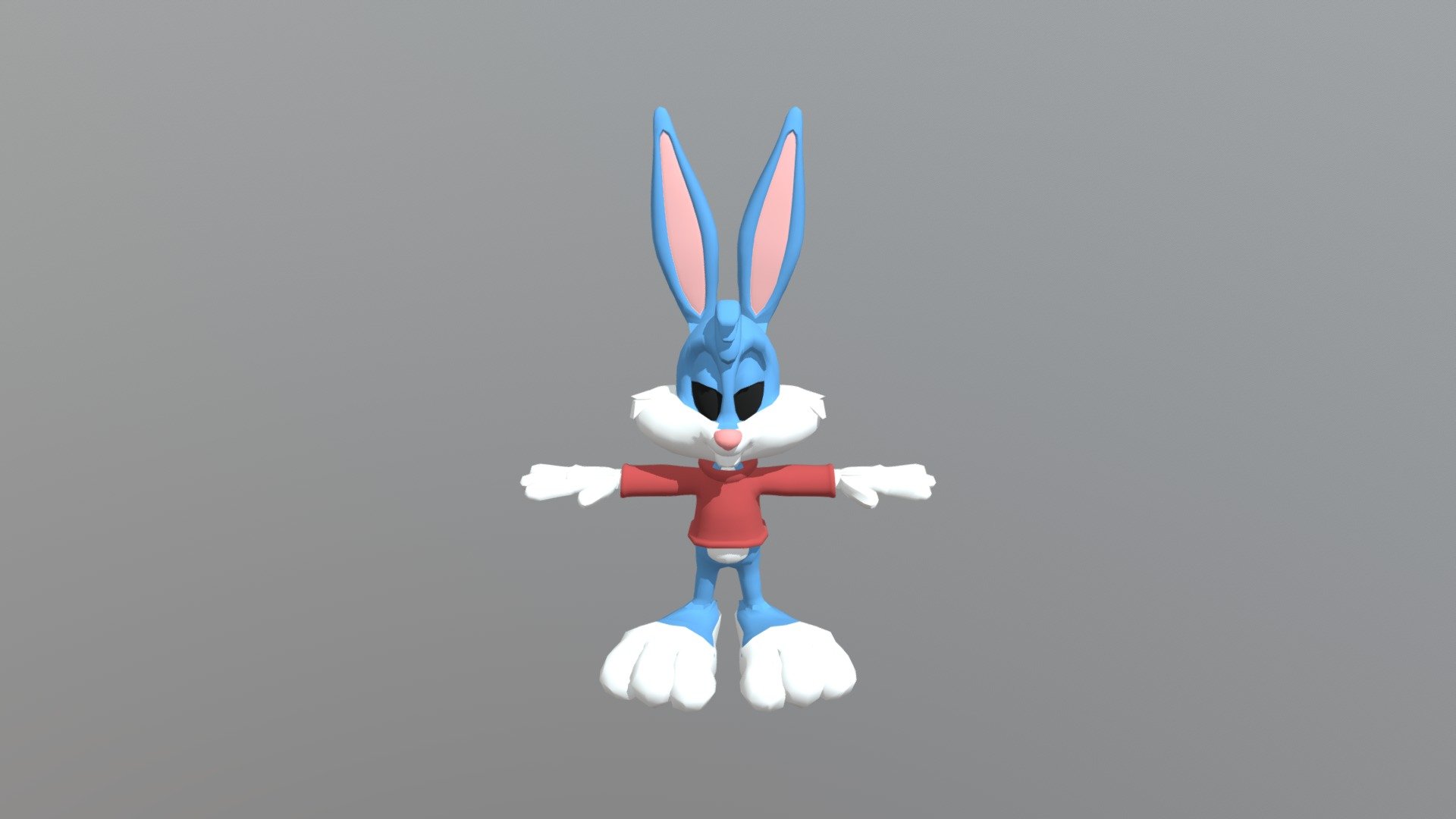 Buster Bunny 3D Model 