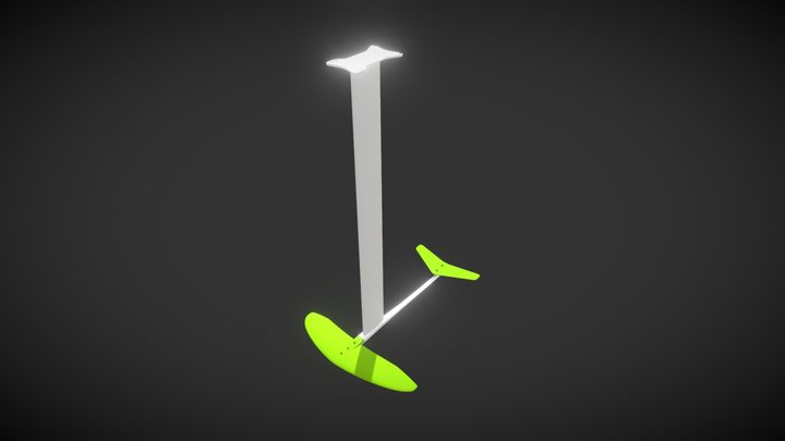 F 3D Model