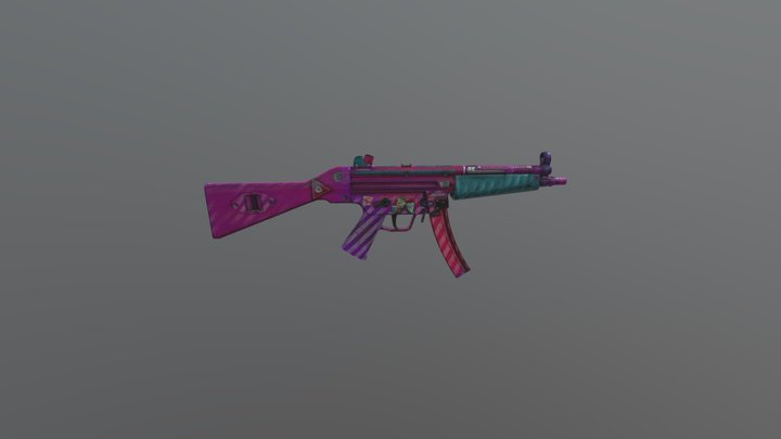 Mp5 from rust 3D Model