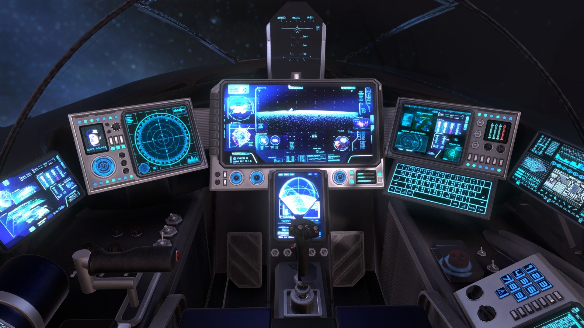 Sci-Fi Cockpit Practice