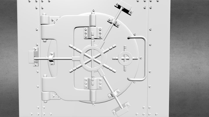 Vault Door 3D Model