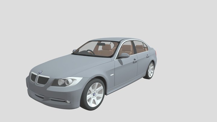 2006 BMW 330i – Kostenloses 3D-Modell STL