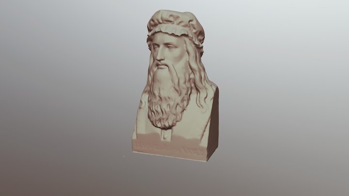 Da Vinci Bust 3D Model