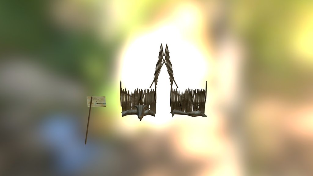 Fence 3 w/flag