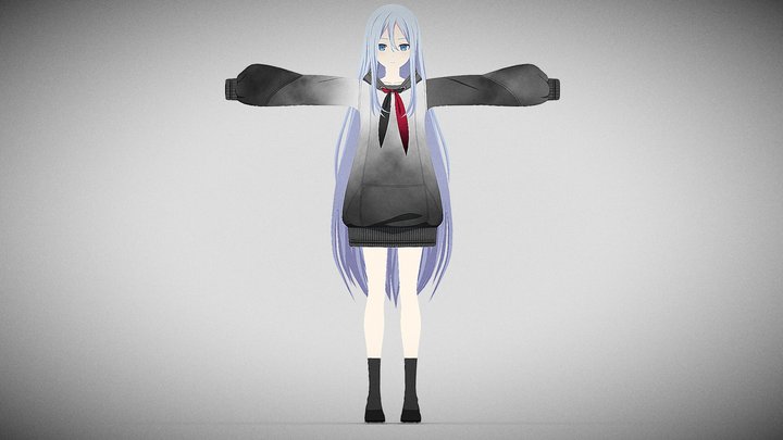Kanade Yoisaki – Modello 3D gratuito STL